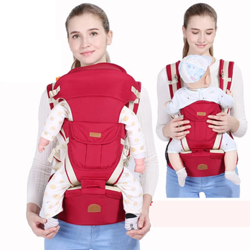 Ergonomic Baby Carrier – Hipseat Front & Back Backpack