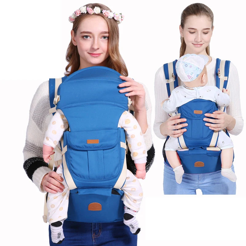 Ergonomic Baby Carrier – Hipseat Front & Back Backpack