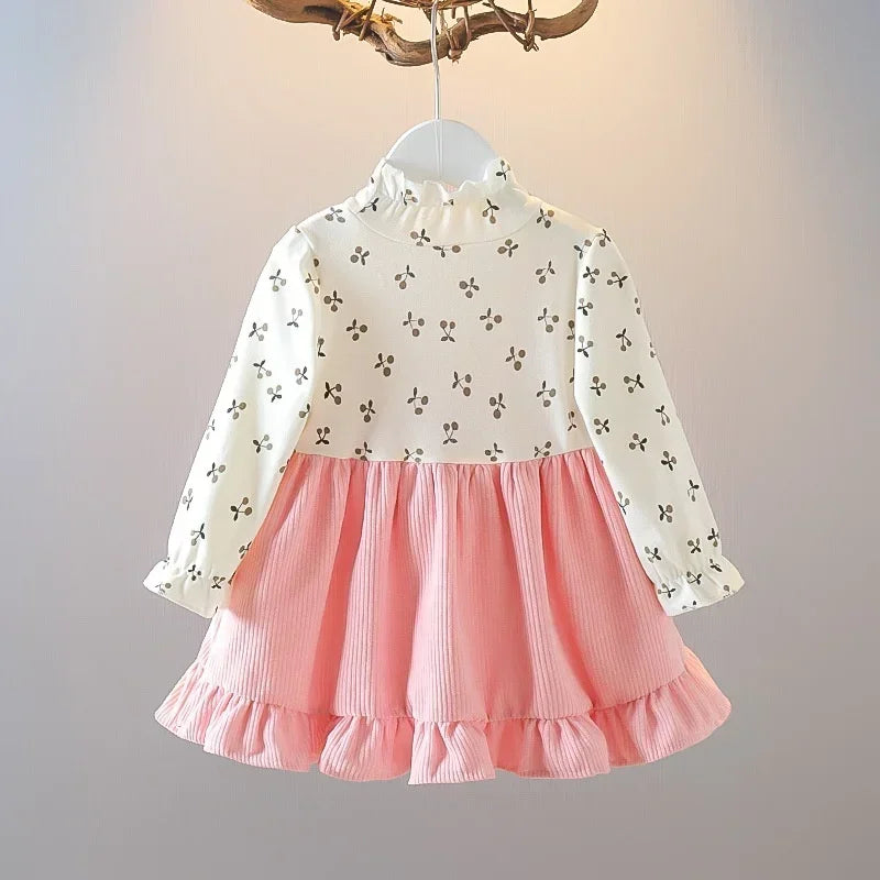 Cherry Teddy Bear Dungarees Dress