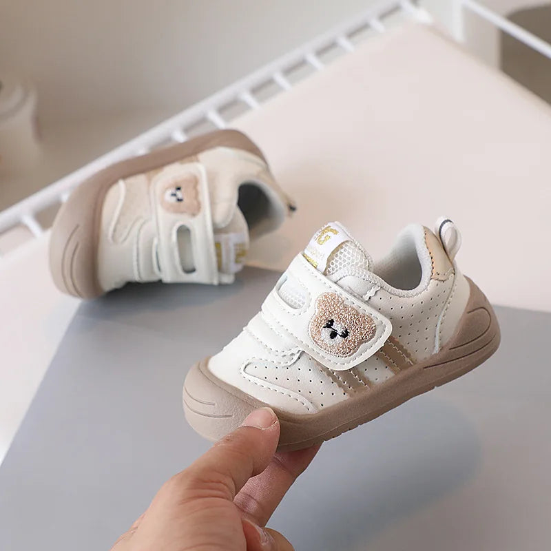 Chic Toddler Sneakers - PU Leather First Steps