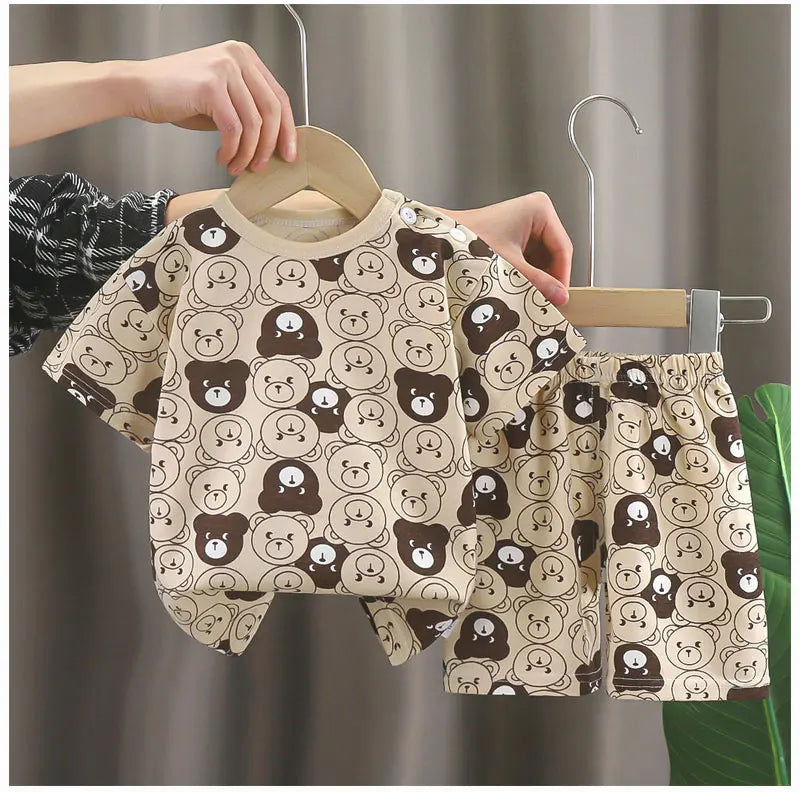 Children's Summer Set – Cotton T-Shirt + Shorts
