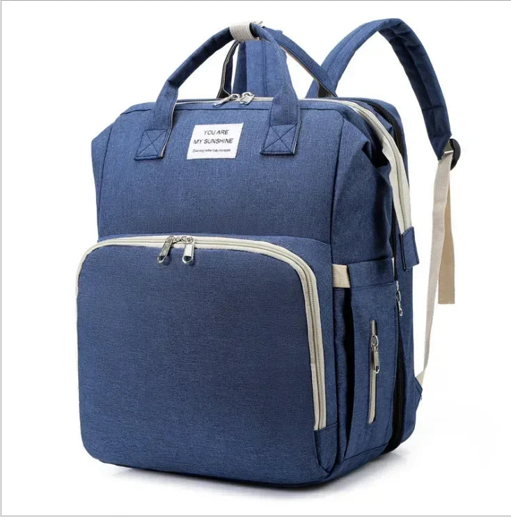3-in-1 Maternity Backpack – Portable Crib & Changing Table