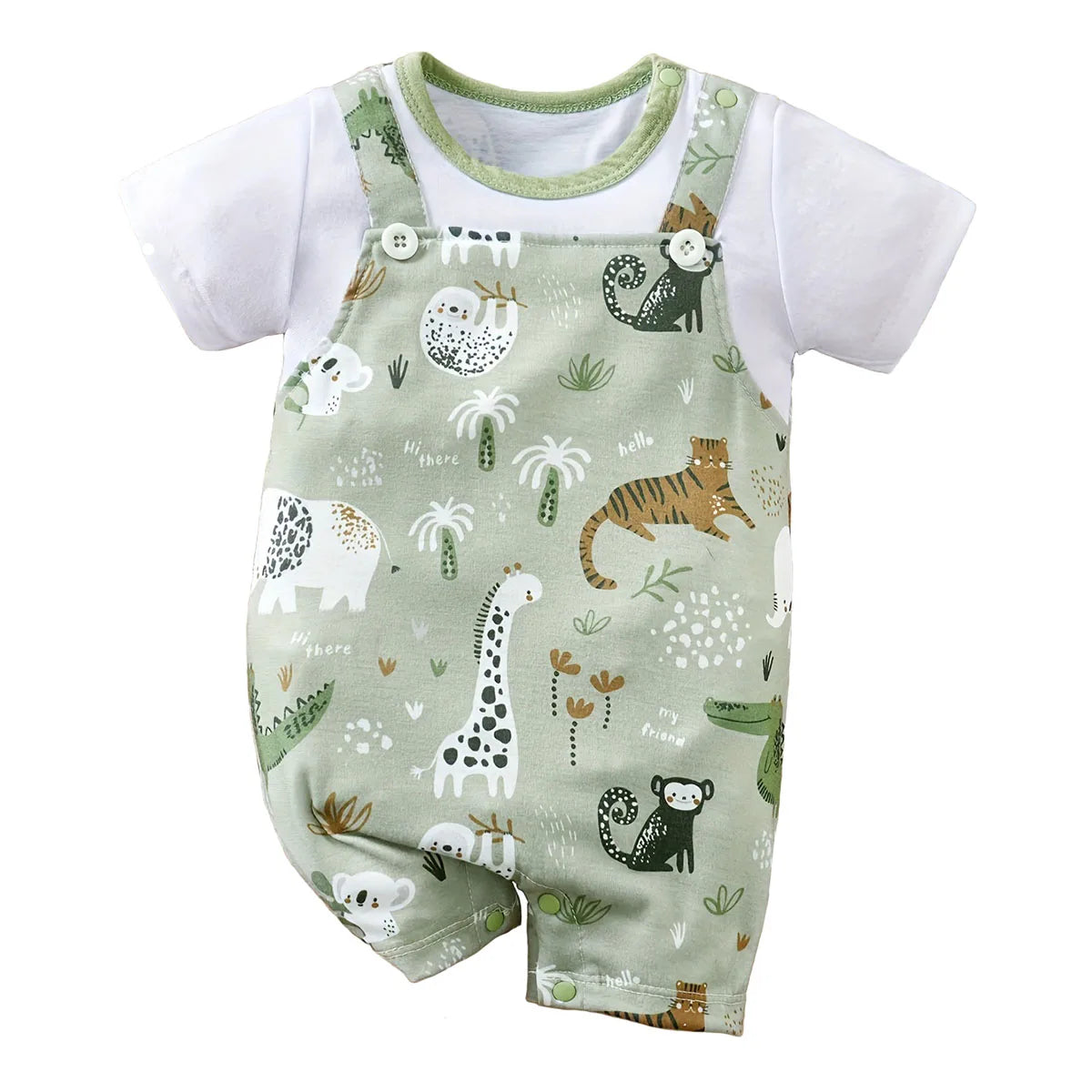 Fun Zoo Romper for Boys – Newborn