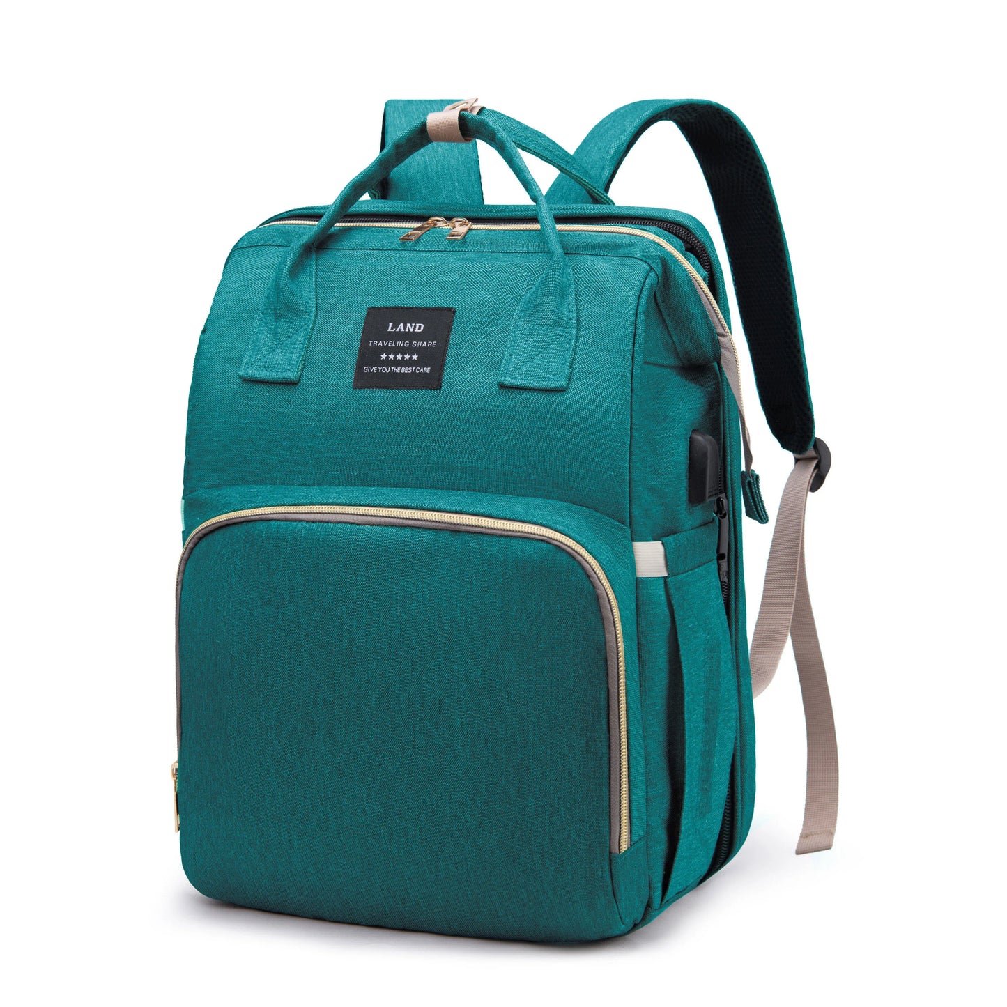 Portable Maternity Backpack – Foldable Crib & Large Capacity