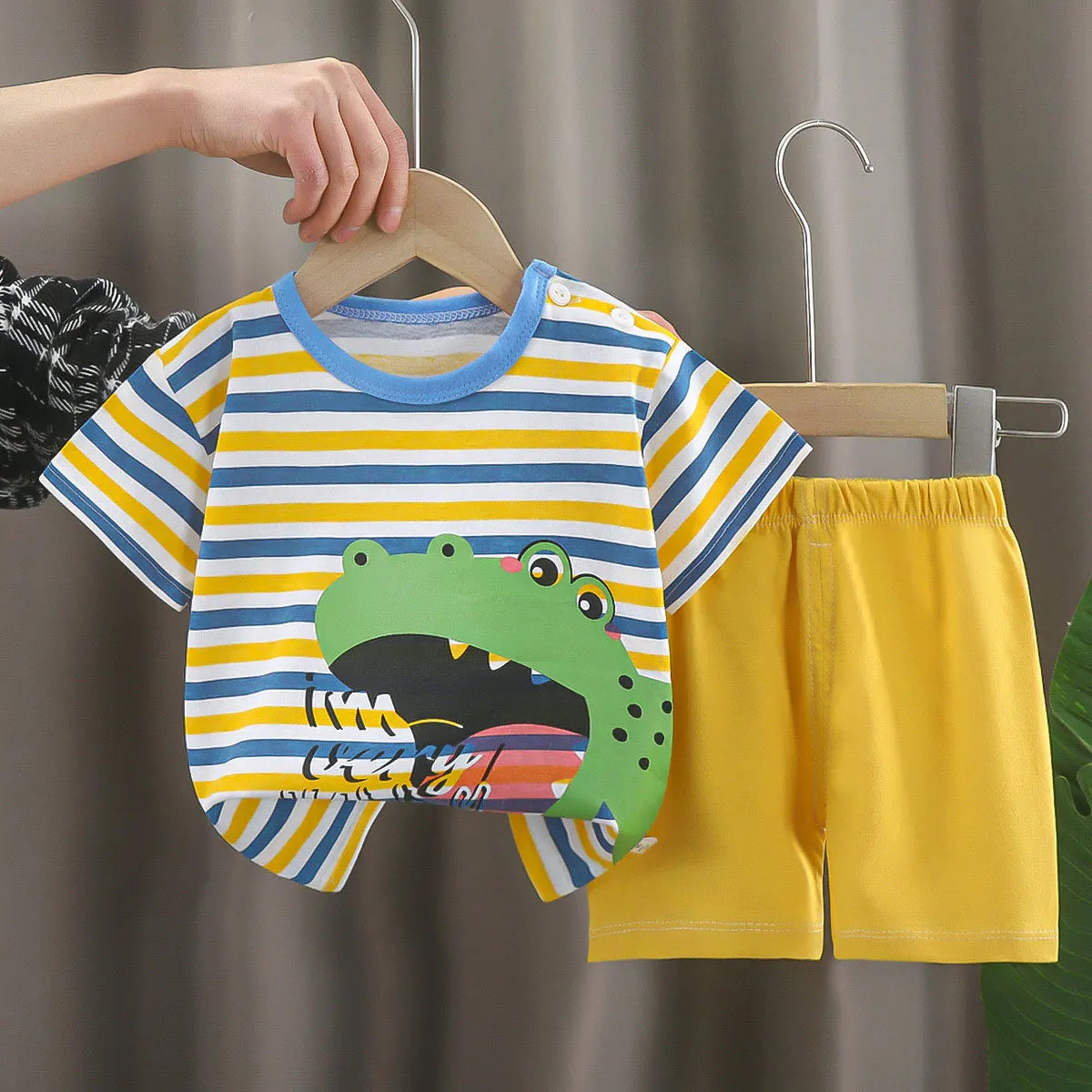 Children's Summer Set – Cotton T-Shirt + Shorts