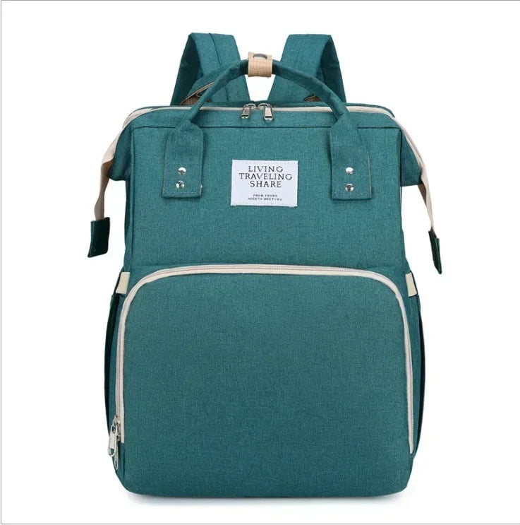 3-in-1 Maternity Backpack – Portable Crib & Changing Table