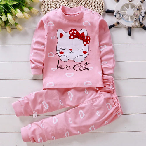 Baby Girl Set – Cotton Pajamas and Clothes 0-5 Years