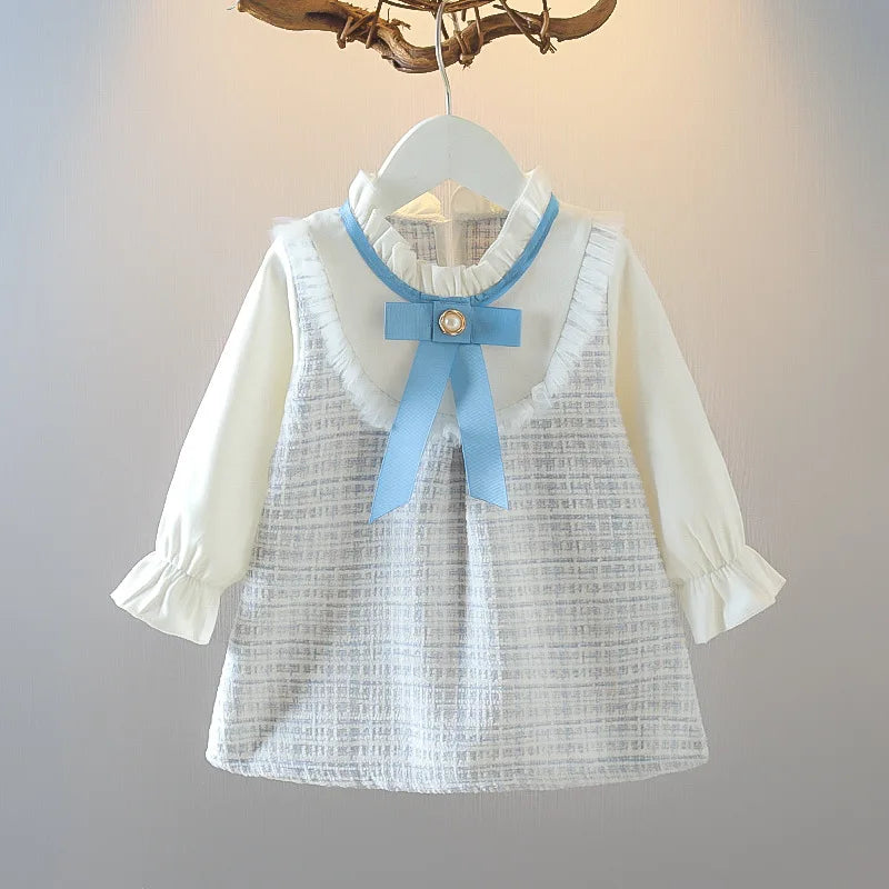 Baby Girl Dress 9M-3Y – Bow & Plaid