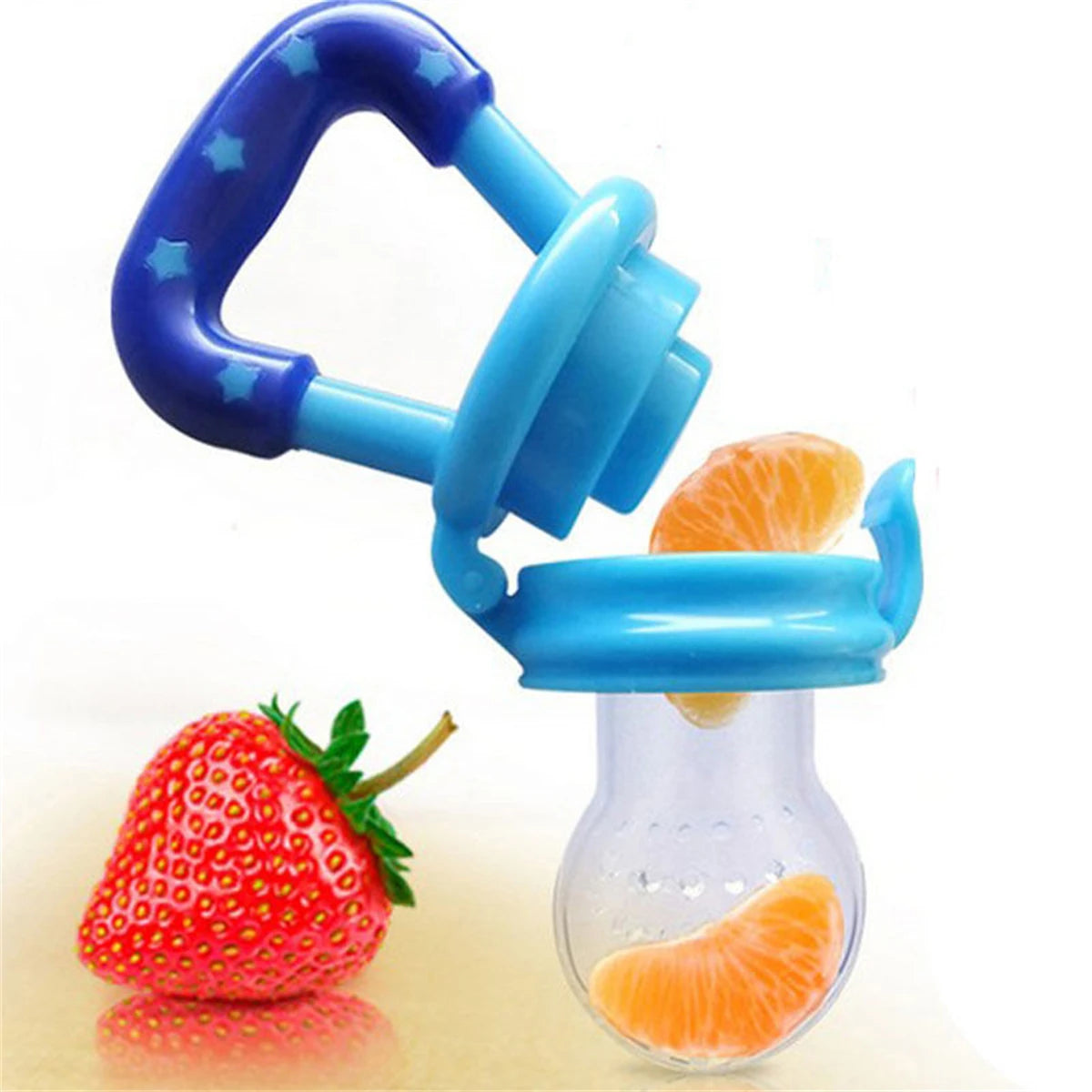 Silicone Teether Feeder – Fruits & Baby Food
