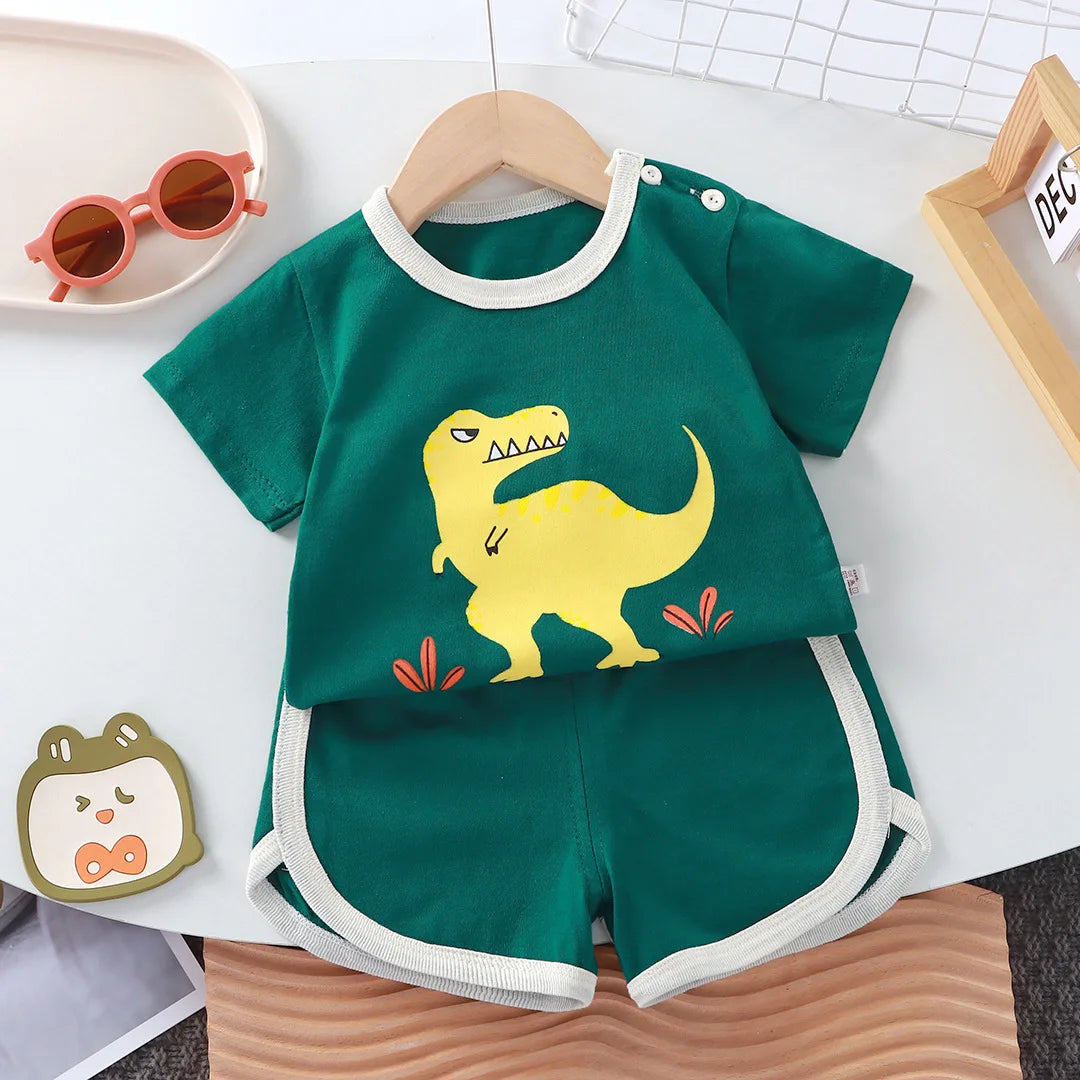 Children's Summer Set – T-shirt + Shorts 0-4 Years