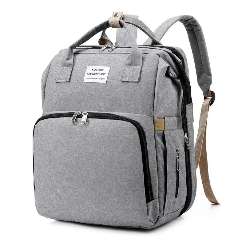 3-in-1 Maternity Backpack – Portable Crib & Changing Table