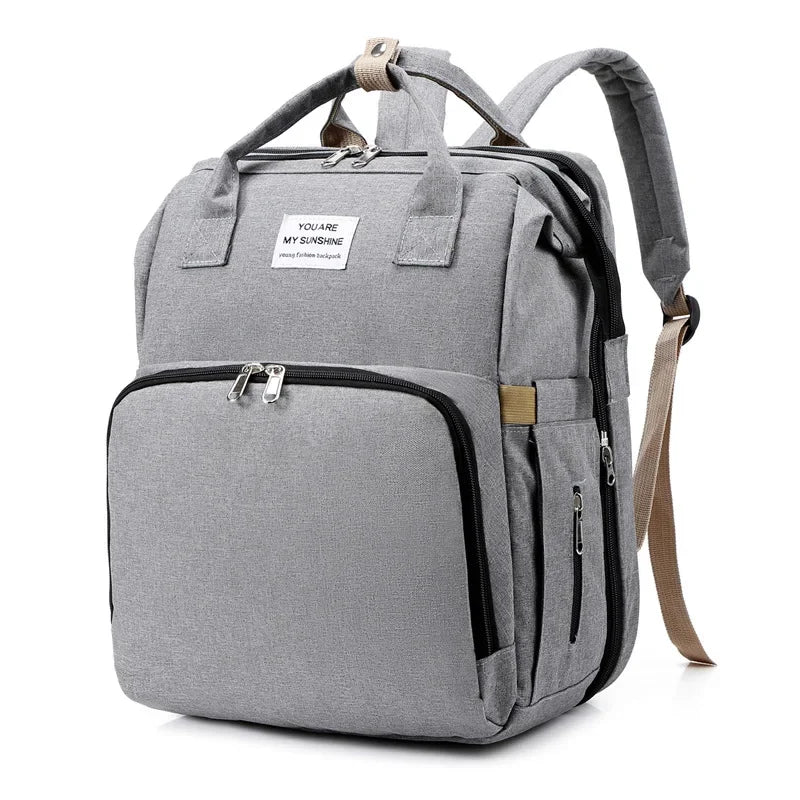 3-in-1 Maternity Backpack – Portable Crib & Changing Table