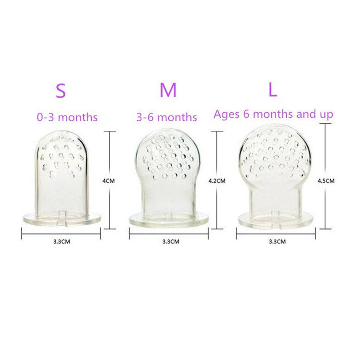 Silicone Teether Feeder – Fruits & Baby Food