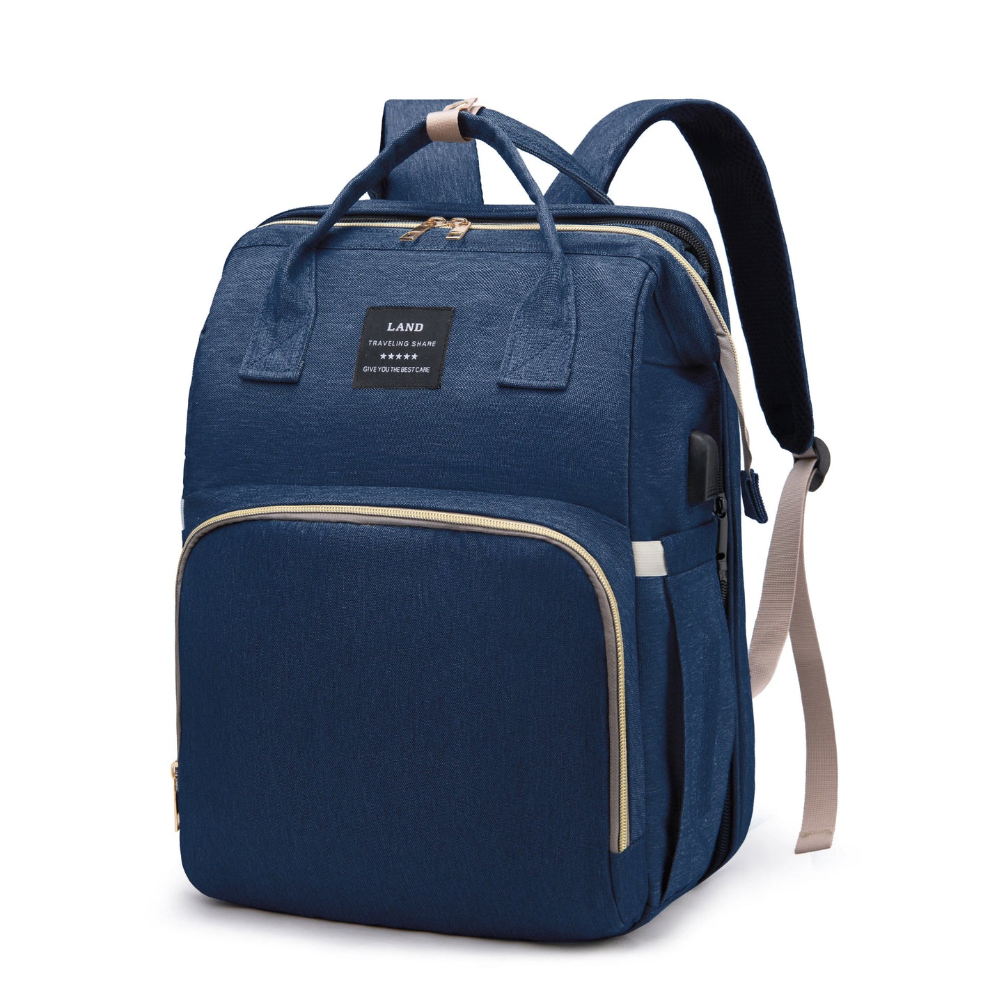 Portable Maternity Backpack – Foldable Crib & Large Capacity