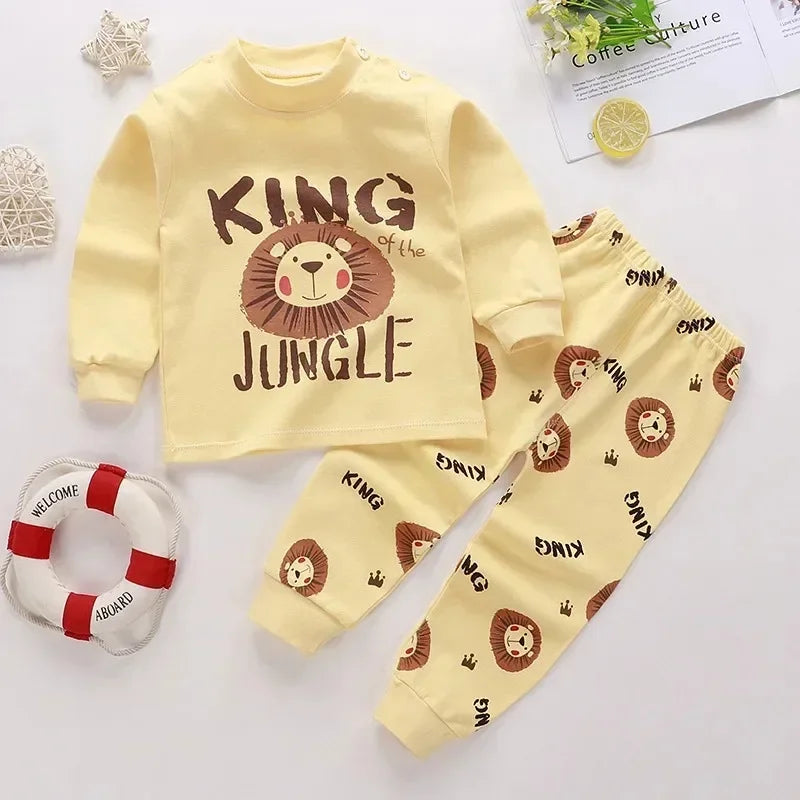 Children's Cotton Pajamas – 2 Pieces Boy/Girl