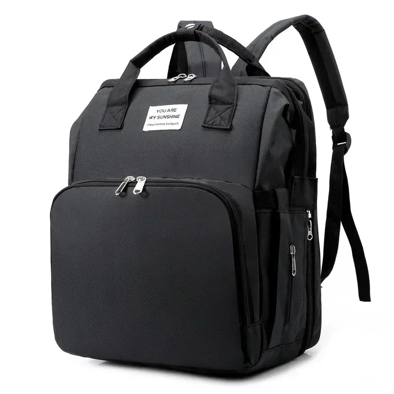3-in-1 Maternity Backpack – Portable Crib & Changing Table