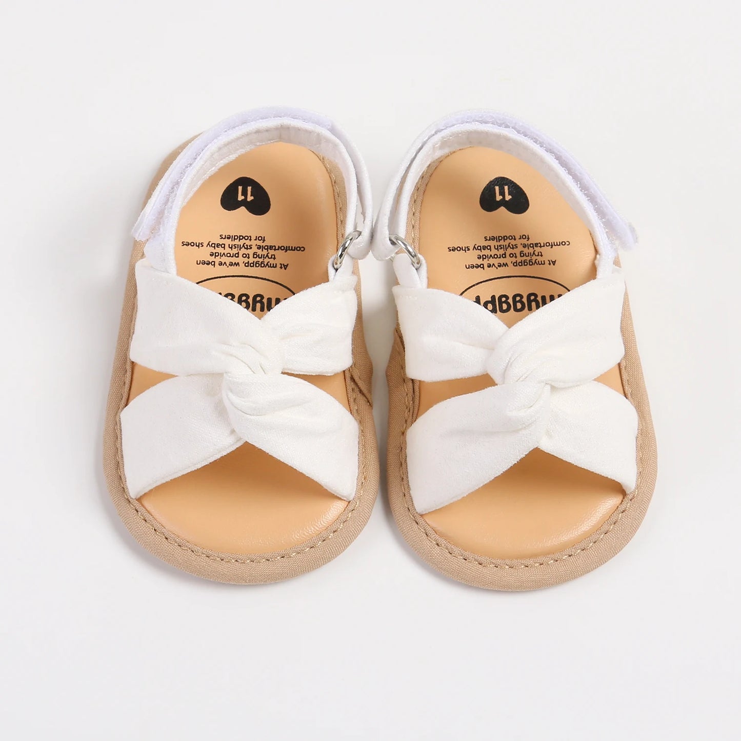 2024 New Product Baby Sandals Infant Girls Shoes Bow-knot Princess Sole Non-slip Toddler First Walkers 5-colors