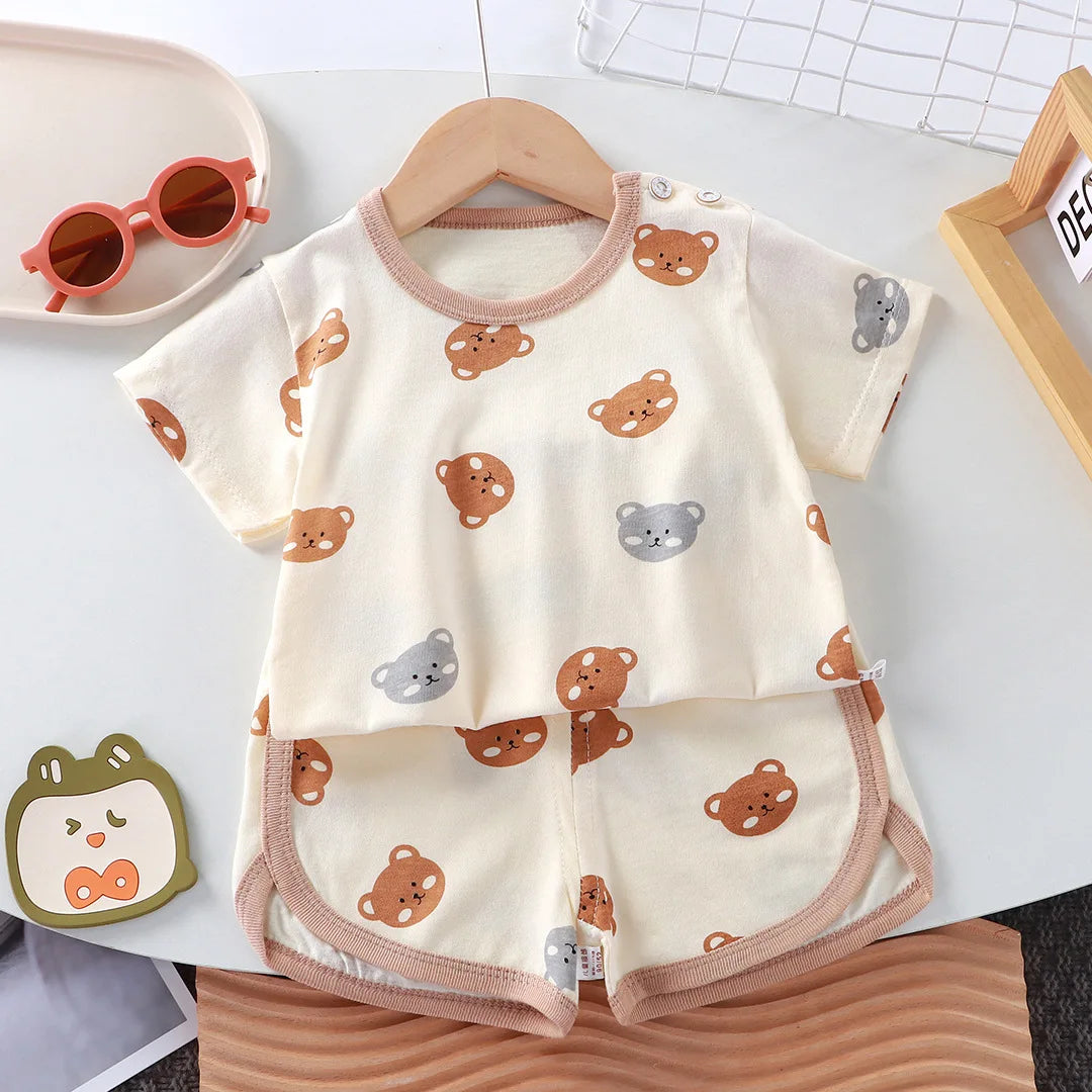 Children's Summer Set – T-shirt + Shorts 0-4 Years