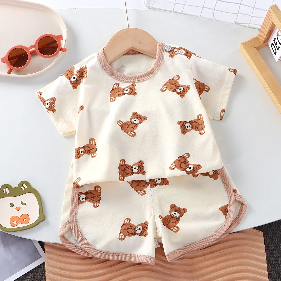 Children's Summer Set – T-shirt + Shorts 0-4 Years