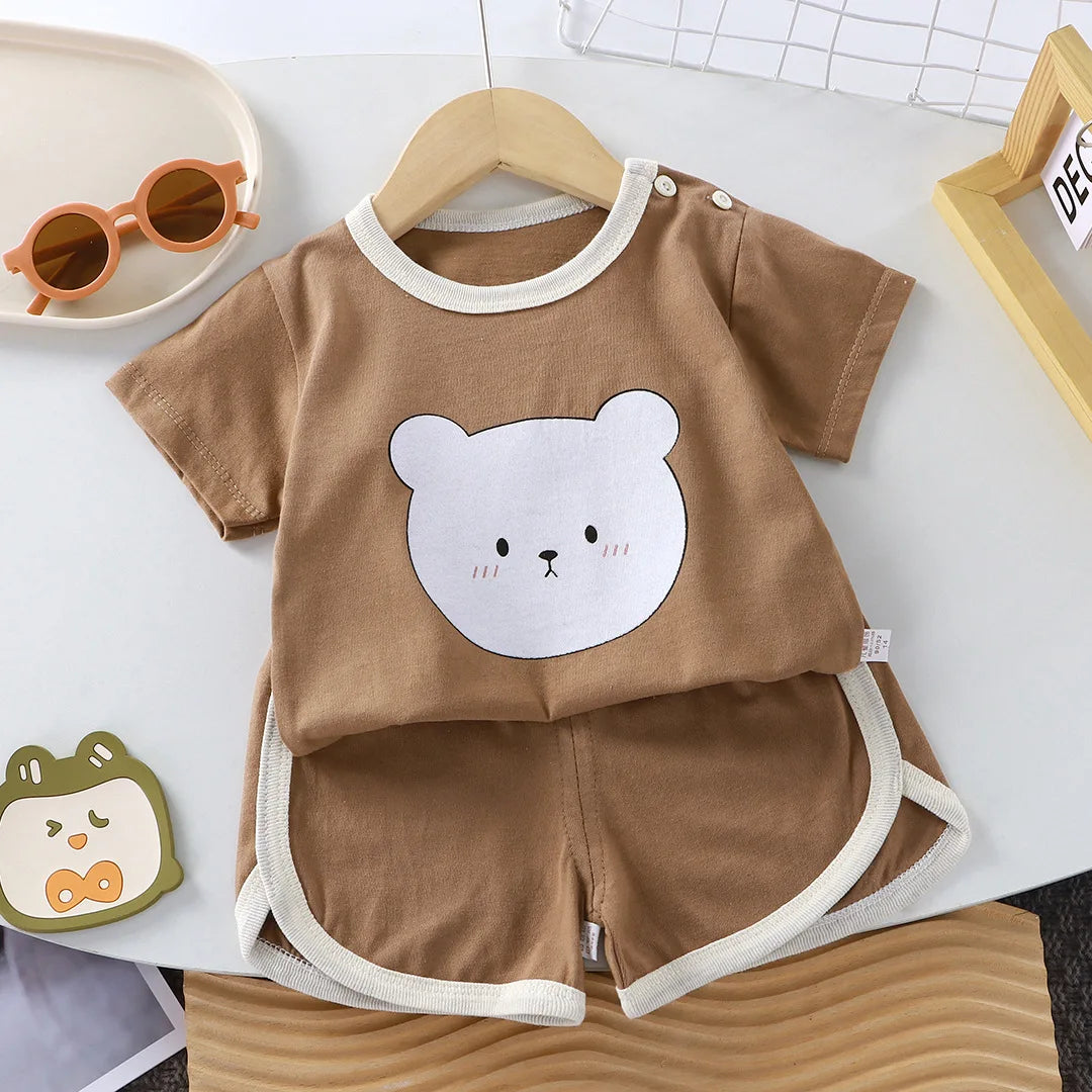 Children's Summer Set – T-shirt + Shorts 0-4 Years