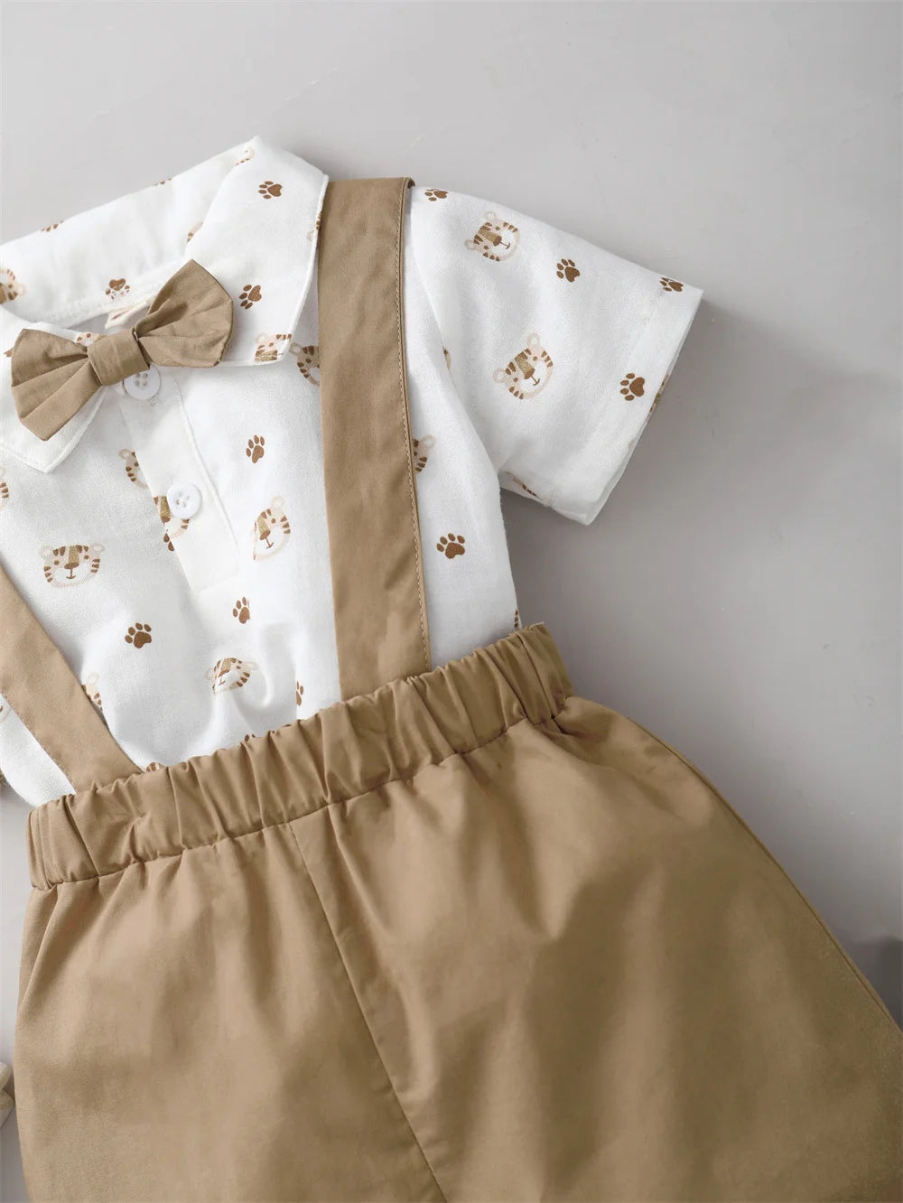 Baby Boy 2-Piece Set – Tiger & Bow 0-2 Years