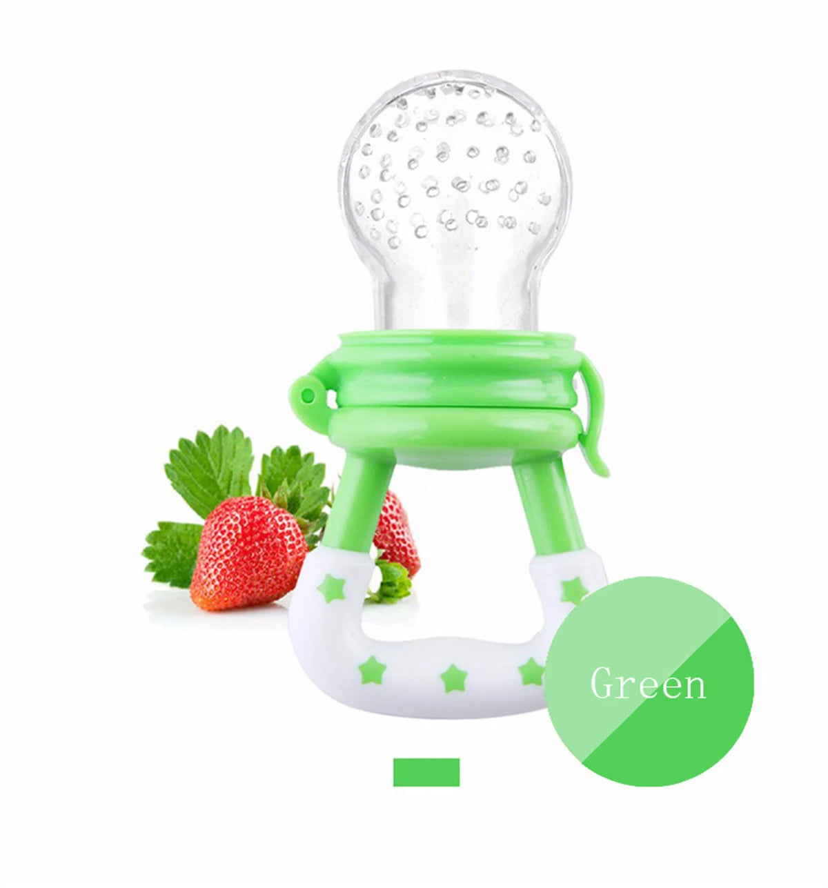 Silicone Teether Feeder – Fruits & Baby Food