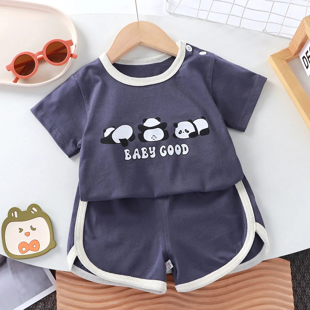 Children's Summer Set – T-shirt + Shorts 0-4 Years