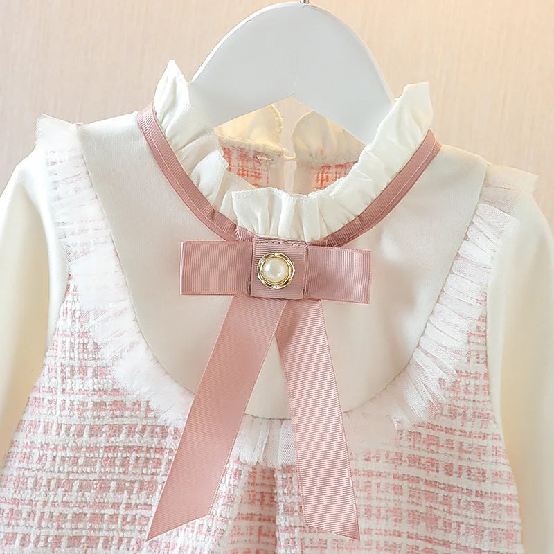 Baby Girl Dress 9M-3Y – Bow & Plaid
