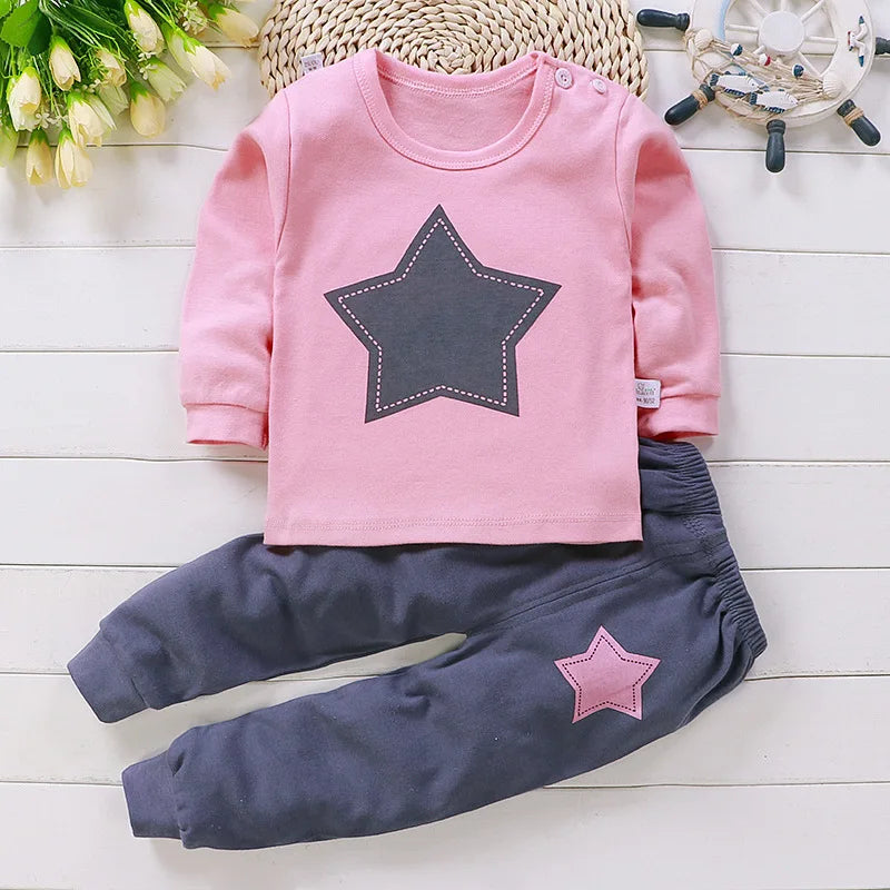 Baby Girl Set – Cotton Pajamas and Clothes 0-5 Years