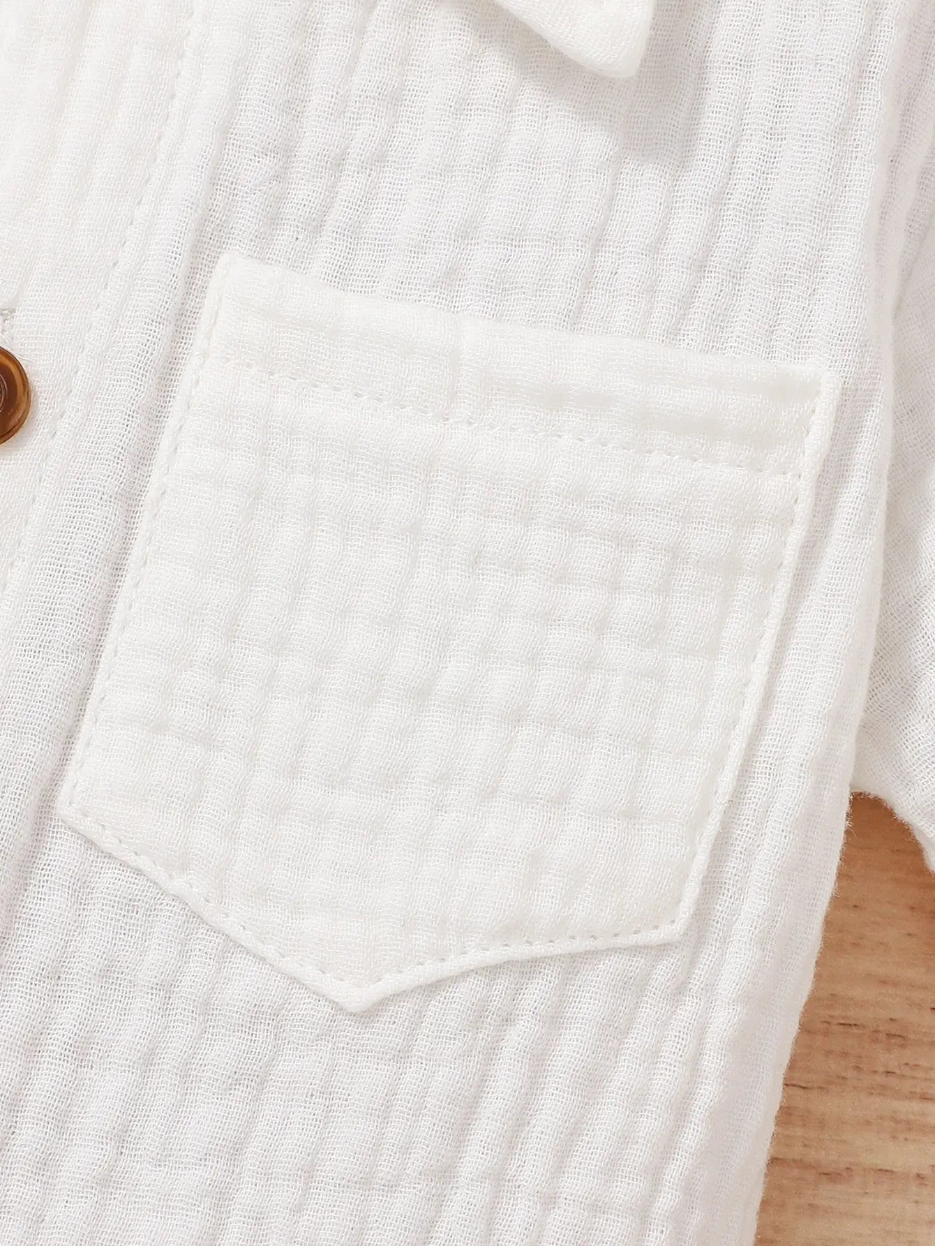 White Children's Summer Set – Shirt + Shorts