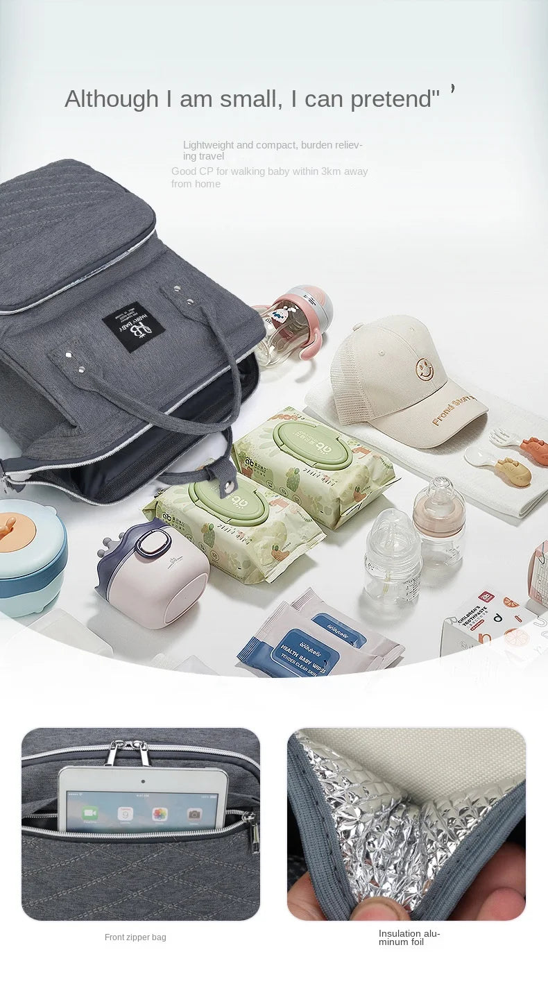 Multifunctional Maternity Bag – Large Capacity + Changing Mat
