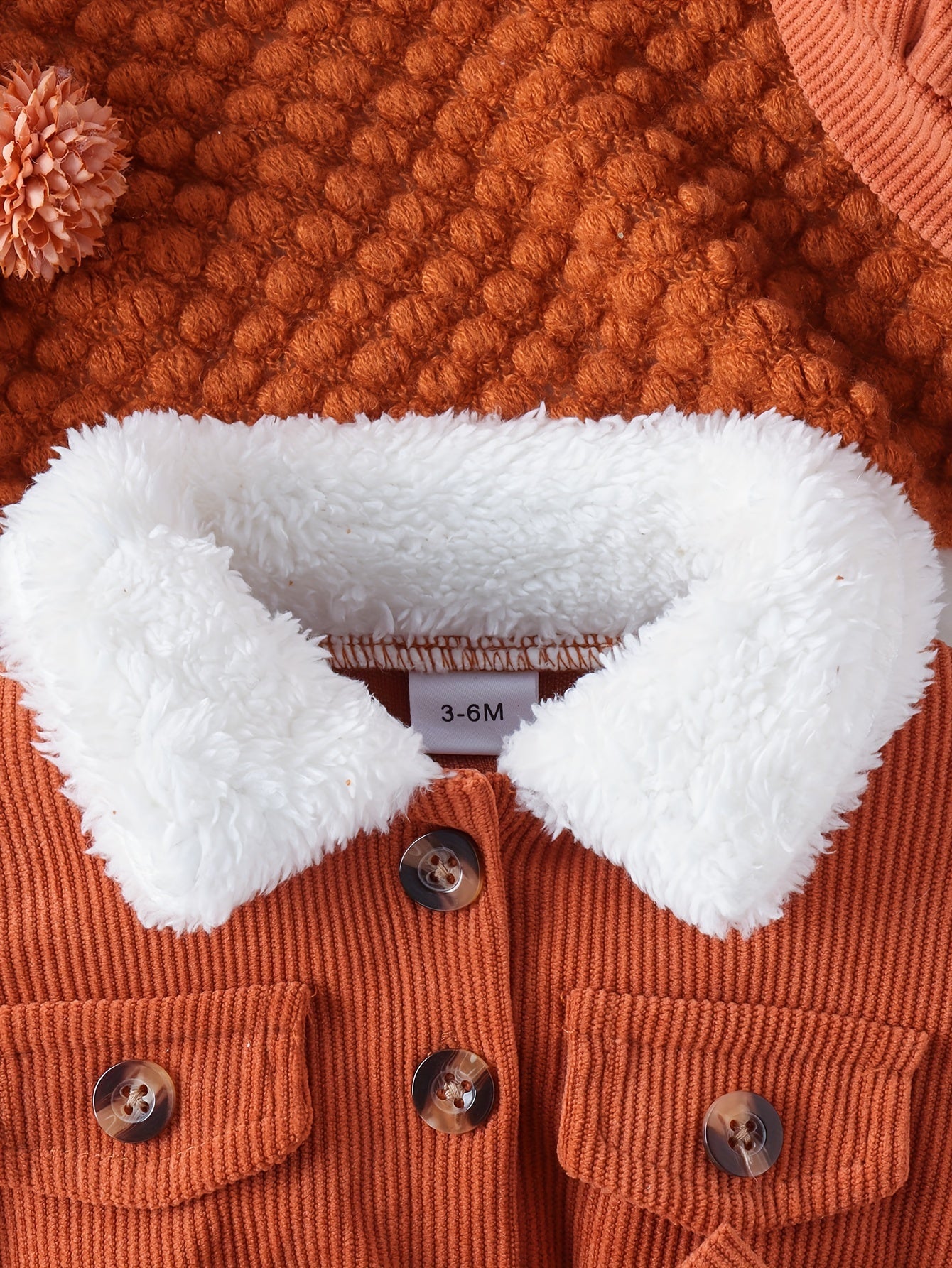 Buy this baby winter dress and hat set in mustard yellow and receive a pair of shoes and a hat as a gift.