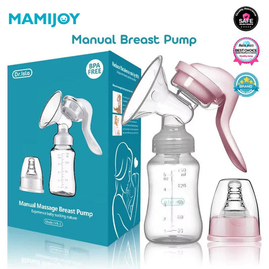 MAMIJOY Manual Breast Pump - BPA Free Comfort