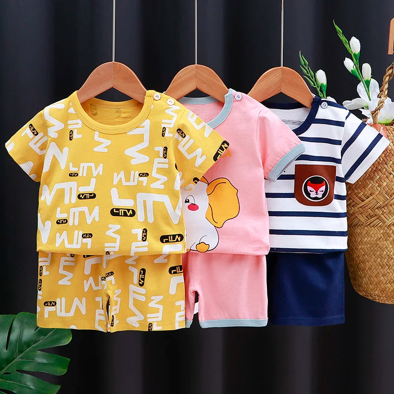 Children's Summer Cotton Set – Boy/Girl