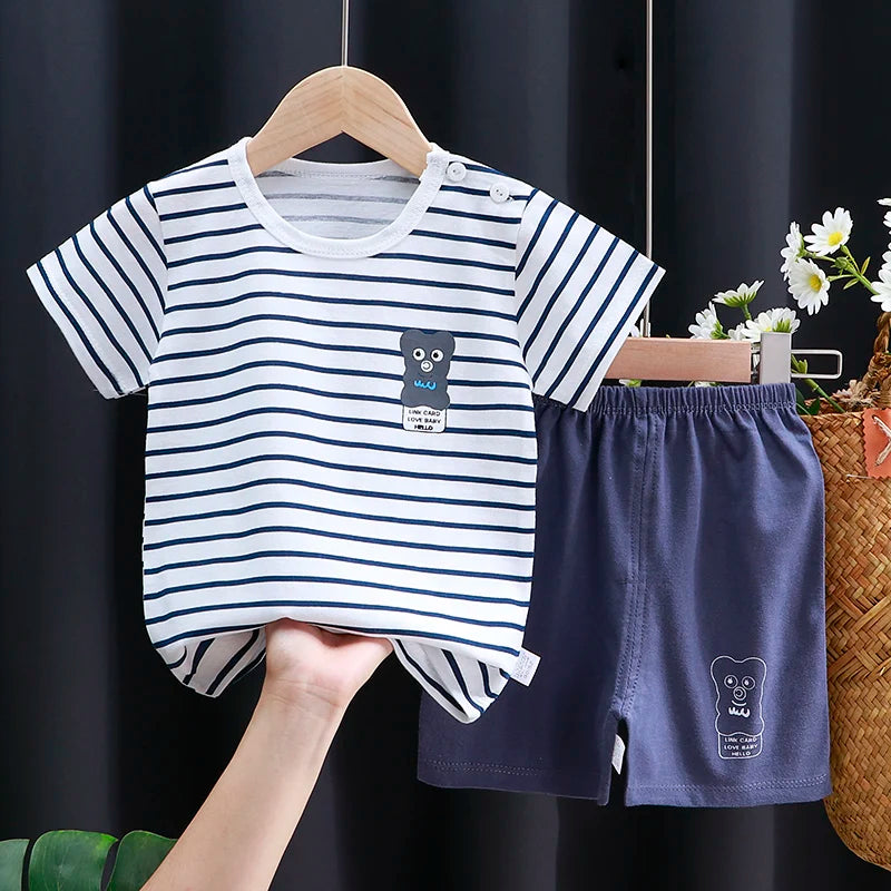 Children's Summer Cotton Set – Boy/Girl