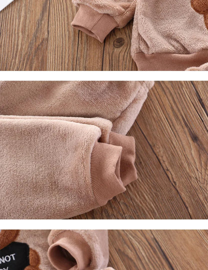 Children's Winter Pajamas – Flannel and Fleece with Bear