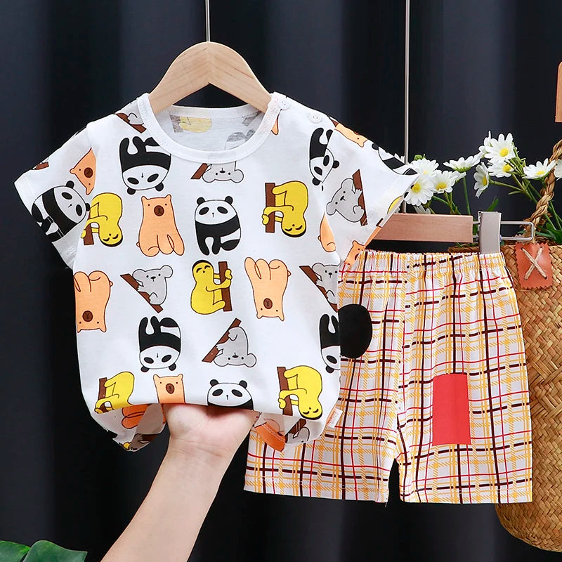 Children's Summer Cotton Set – Boy/Girl