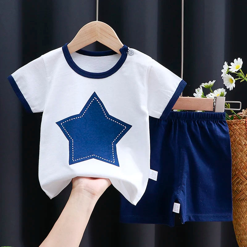 Children's Summer Cotton Set – Boy/Girl