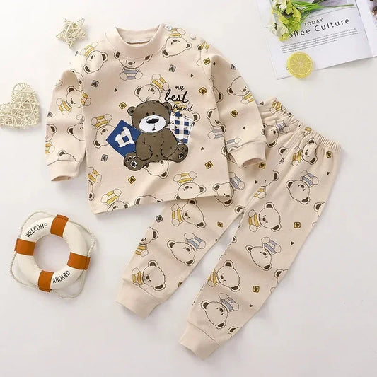 Children's Cotton Pajamas – 2 Pieces Boy/Girl