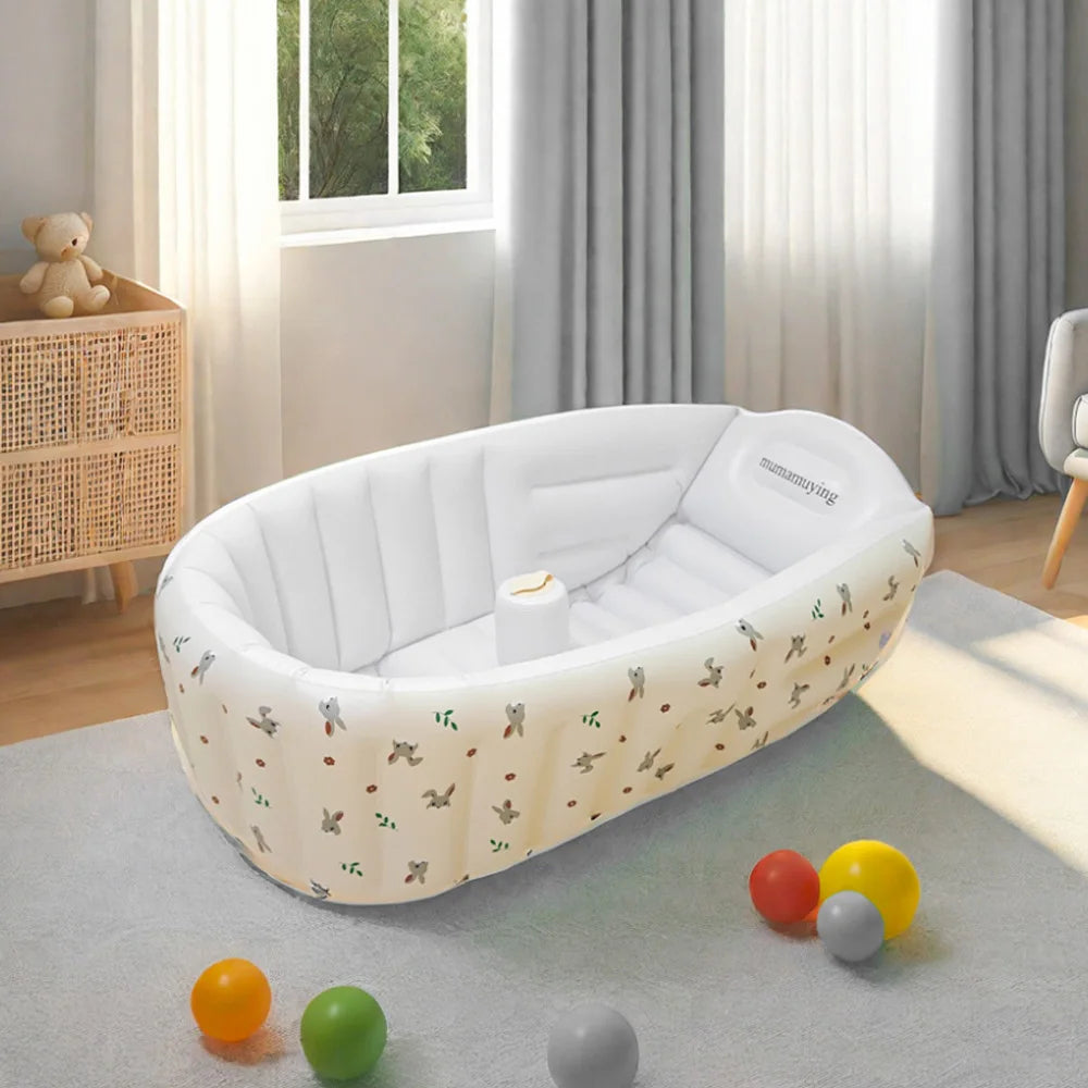 Portable Inflatable Baby Swimming Bathtub