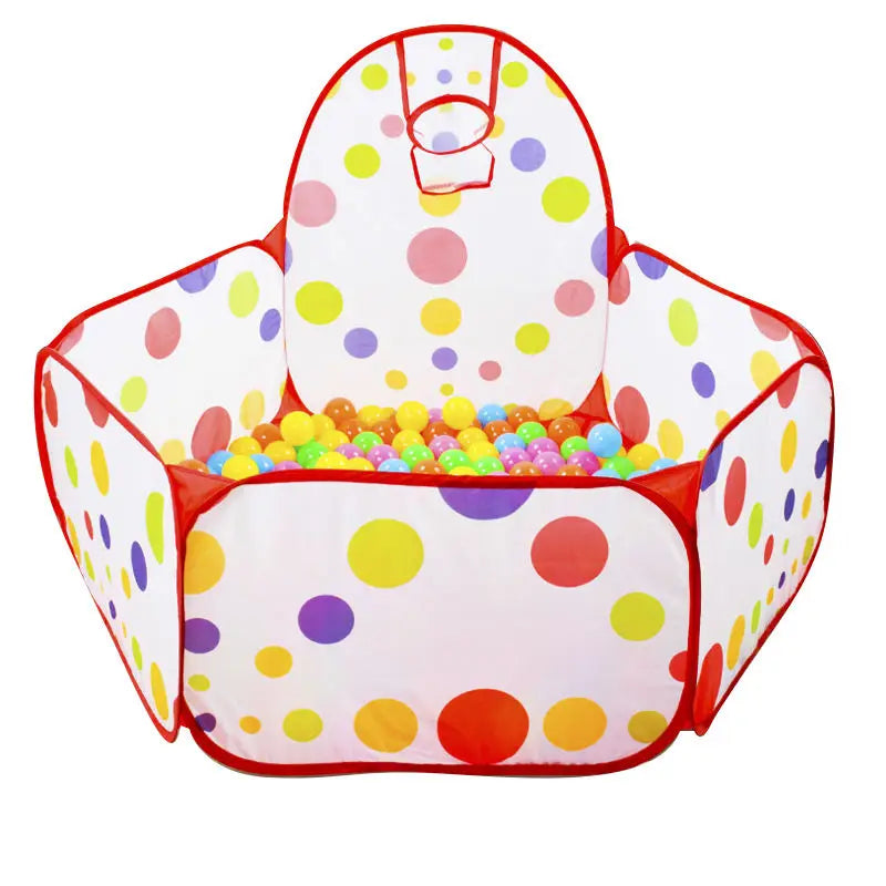 Magical Ocean Ball Pool with Basketball Hoop for Toddlers