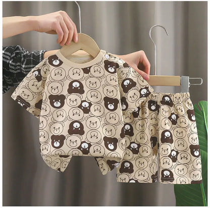 Children's Summer Set – Cotton T-Shirt + Shorts