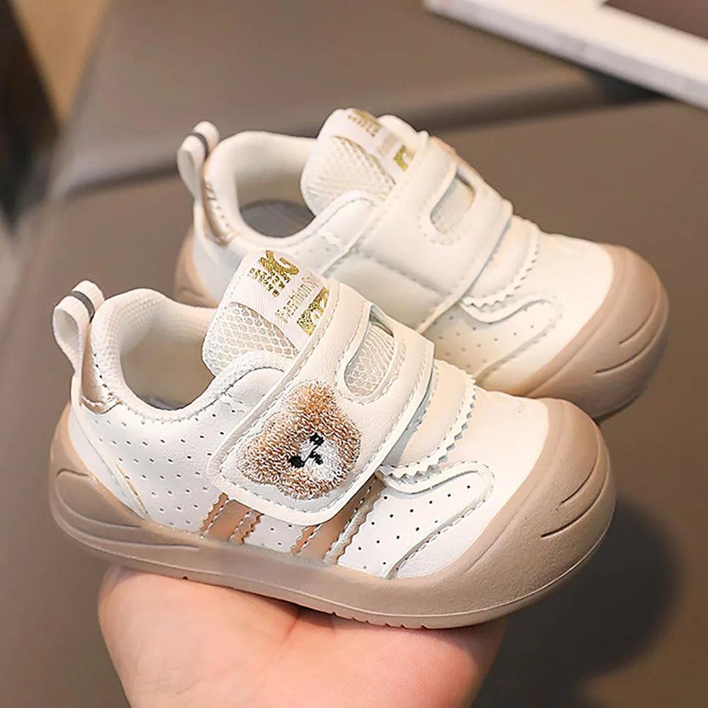 Chic Toddler Sneakers - PU Leather First Steps