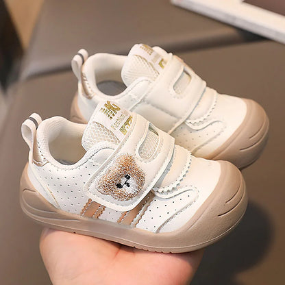 Chic Toddler Sneakers - PU Leather First Steps