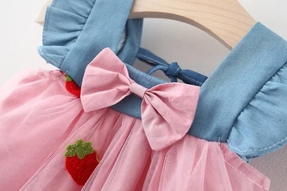 Strawberry Shortcake Princess Summer Dress 0-3 Years