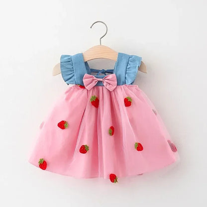 Strawberry Shortcake Princess Summer Dress 0-3 Years