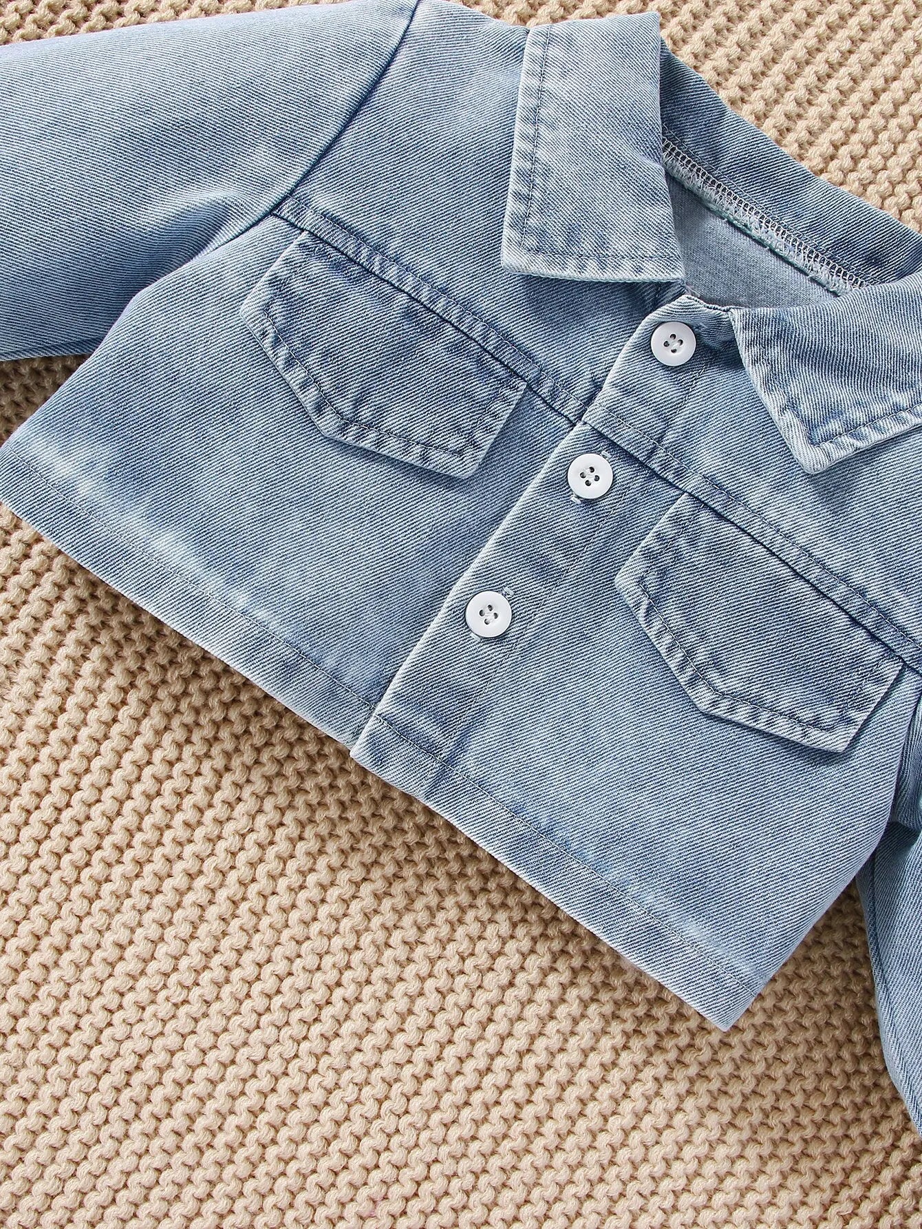 3-Piece Jeans & Floral Dress Set – Fashion Baby