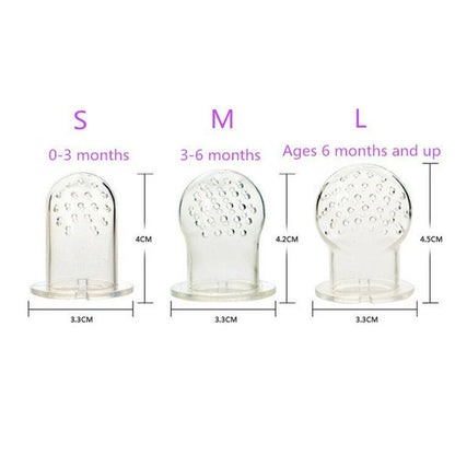 Silicone Teether Feeder – Fruits & Baby Food