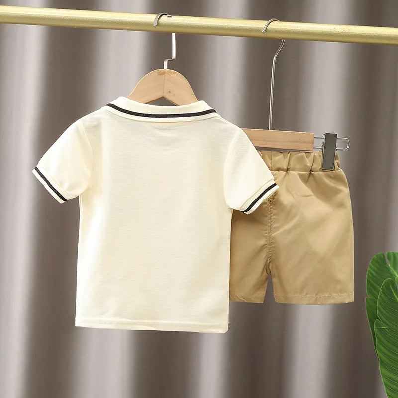 Boy's Summer Set – T-Shirt + Cute Shorts