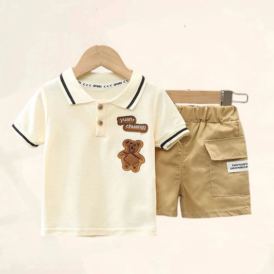 Boy's Summer Set – T-Shirt + Cute Shorts